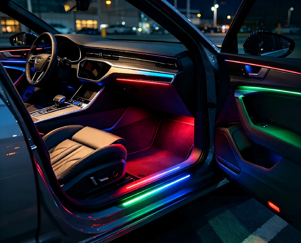 Multicolor Universal Vehicle Interior Atmosphere Light for All Car Models